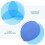 10Pièces Film Diffuseur Adhésif Bleu Ciel Pet Correction Couleur Lampe 8