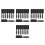 32Pcs Black Beard Trimmer Cleaning Brushes for Men with Long Handle 1
