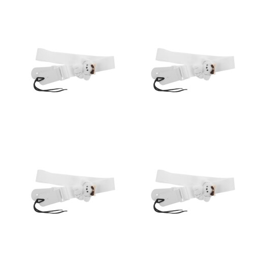 4Pcs Multi-Color Plush Guitar Straps Soft Adjustable Shoulder Belts