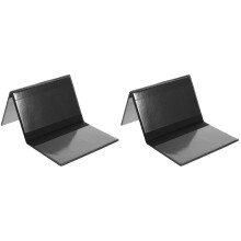 2Pièces Vide Trick PU Noir Accessoire Magicien Scène