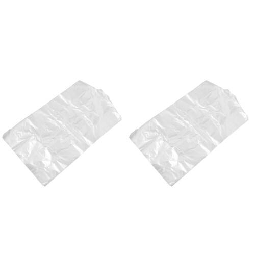 120Pcs Transparent Plastic Garment Bags Home Clothes Protector Covers