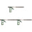 3Pcs Precision Stainless Steel Combination Square Woodworking Ruler 1