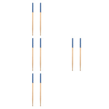 4Pairs Professional Grade Wood Drumsticks with Rubber Sleeve for Teens