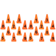 2Sets Orange Übungskegel Kunststoff Fußball Trainingsmarker Für Kinder