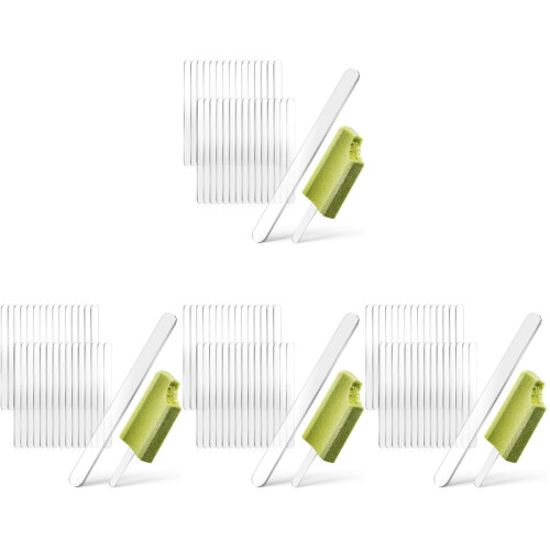 120Stk Acryl Sticks Klar Für Eiscreme Cake Pops Basteln