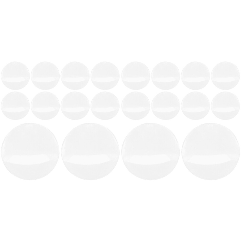 Totority 20Pcs Clear Acrylic Magnifier Lens Accessories For Diy Magnifying Uses