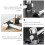 2Pièces Marteaux Menuiserie Acier Durable Caoutchouc 7