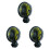 3Pièces Ventilateurs Air Refroidisseur Auto USB, Clip Noir Siège 1