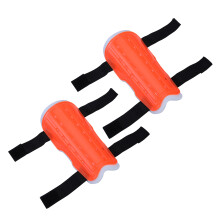 1Paire Protège-Tibias Football Orange Pour Adolescents