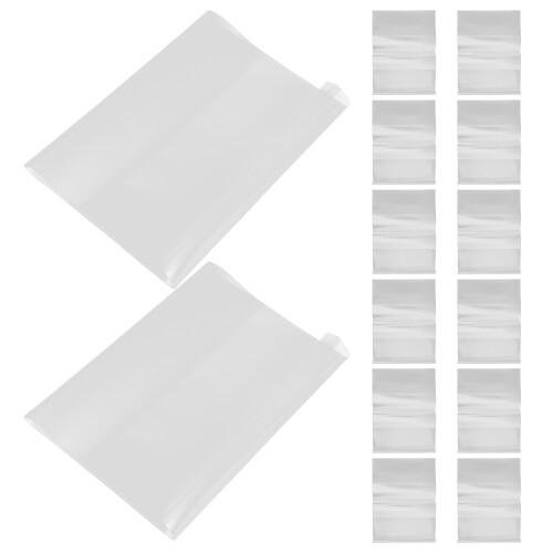100Pcs Transparent Waterproof Book Sleeves Reusable Protective Covers 1