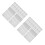 100Pcs Transparent Waterproof Book Sleeves Reusable Protective Covers 6