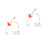 4Stk Rote Mini Doll Halter Mit Energieeffekt Für Modellfiguren Display 5