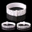 9Pcs Unisex Measuring Rings Plastic Ring Size Circles Assorted Colors 11