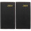 2Pièces Planner Noir Agenda Hebdomadaire Liste Tâches Efficient 1