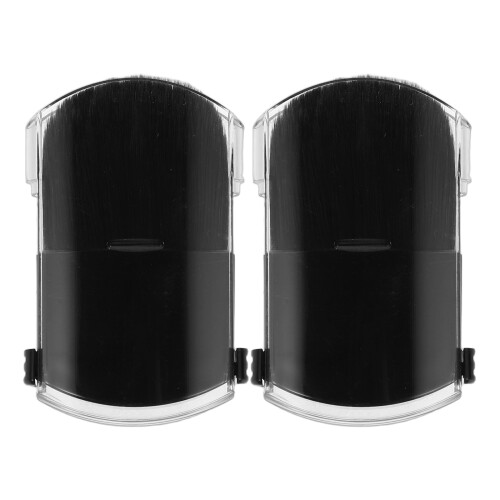 2Pièces Pinceaux Beauté Retractables Mini Pour Poudre