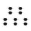 10Pièces Dotting Noir Acier Pour Nail Art Et 1