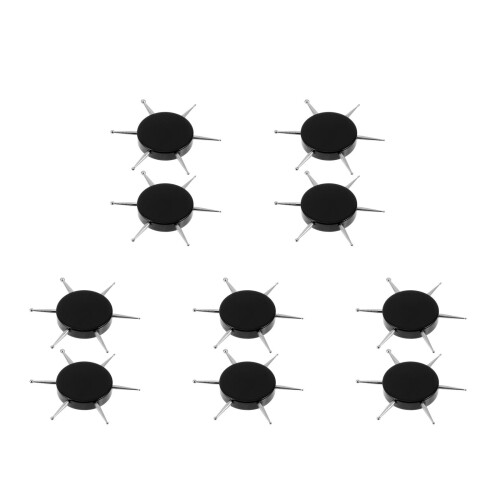 10Pièces Dotting Noir Acier Pour Nail Art Et