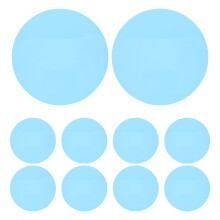 10Pièces Film Diffuseur Adhésif Bleu Ciel Pet Correction Couleur Lampe