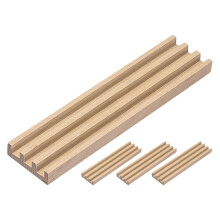 4St Domino Tegelhouder Beige Voor Bordspel En Kaarten