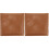 2Pièces Coussin De Presse À Marron Résistant Lavable 1
