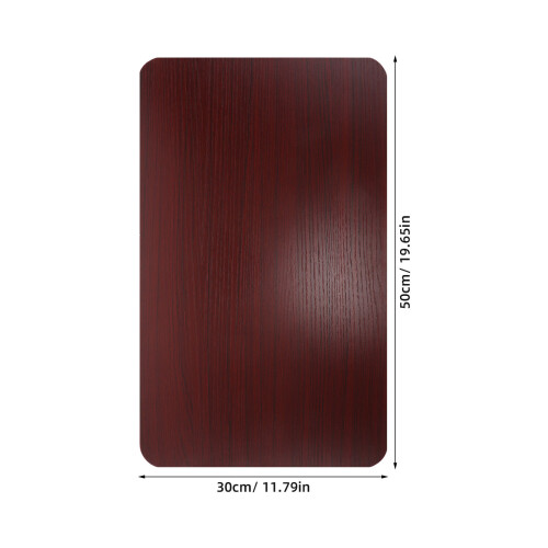 Light Brown Solid Wood Rectangle Table Top for Kitchen and Office 2