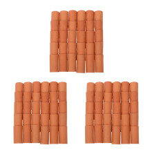 90Pièces Mini Tuiles De Toit Réalistes En Terre Cuite Pour Décor DIY