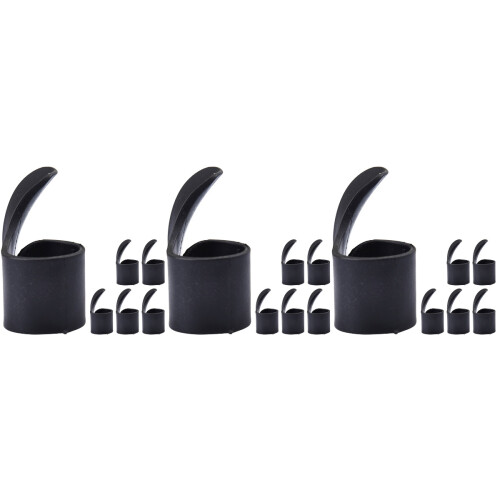 18Pièces Commande Noire Résistante Pratique Pour 2
