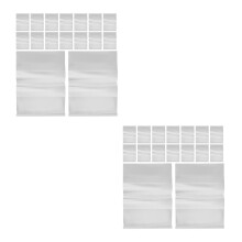 100Pcs Transparent Waterproof Book Sleeves Reusable Protective Covers