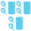 Rubans Finger Tape Coton Bleu Guzheng Protection 3