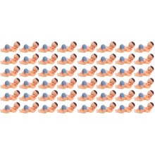 120Pièces Bébés Miniatures Plastique Pour Fête Et Décor DIY