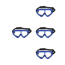 4Pcs Durable Tpu Pc Sports Goggles Anti-Fog for Outdoor Activities