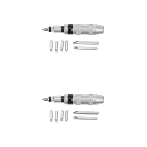 2Sets Magnetic Impact Batch Screwdriver Set Practical Home Repair Tool