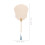 Papieren Handwaaier Blank DIY Feestversiering 8