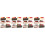 24Pcs Reliable Faux Triangle Cake Models Colorful Artificial Cakes 3