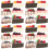 24Pcs Reliable Faux Triangle Cake Models Colorful Artificial Cakes 4