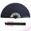 2Sets Black Handheld Folding Fans Portable and Durable for Summer Use 11