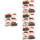 24Pcs Reliable Faux Triangle Cake Models Colorful Artificial Cakes 5