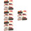 24Pcs Reliable Faux Triangle Cake Models Colorful Artificial Cakes 6