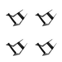 4Pièces Support Instrument Noir Design Moderne Pour Guitare