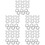 600Pcs Stainless Steel 8 Figure Tabletop Connector Clips Silver 8