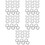 600Pcs Stainless Steel 8 Figure Tabletop Connector Clips Silver 9
