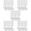 600Pcs Stainless Steel 8 Figure Tabletop Connector Clips Silver 10