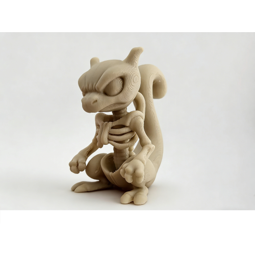 6-piece 3D printed Pokémon skeleton model toy set 1