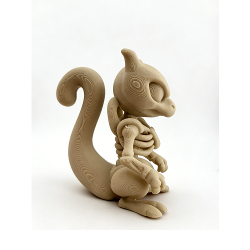 6-piece 3D printed Pokémon skeleton model toy set 2