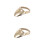 2Sets Robuster Messing Daumenring Für Bogenschützen Ergonomisch Golden 7