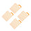 4Pièces Grilles Orange ABS, Accessoire Multifonction 6