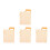 4Pièces Grilles Orange ABS, Accessoire Multifonction 9