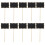 60Stk Mini Blackboards Holz Für Botschaften, Tischkarten, 3