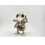 8 PCS 3D printed cocoa duck skeleton model toy set 2