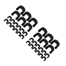 160Pièces Supports Câbles Freins Aluminium Noir Pour Route